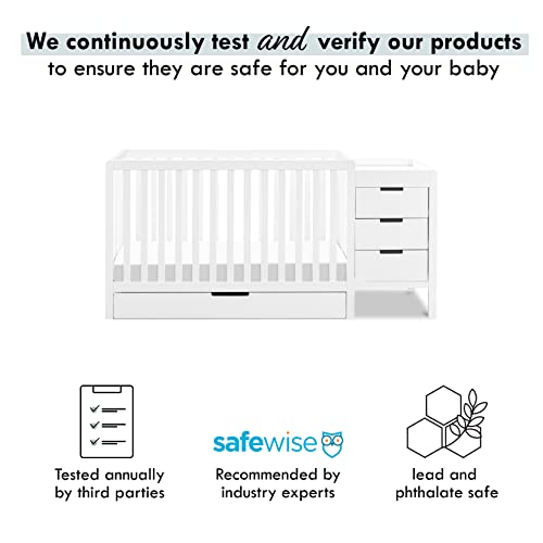 Carter's By Davinci Colby 4-In-1 Convertible Crib & Changer Combo #TOP2