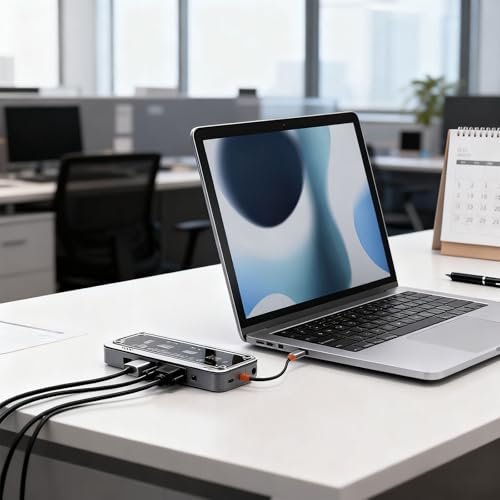 Station d'accueil USB C multiport pour ne plus manquer de connexions