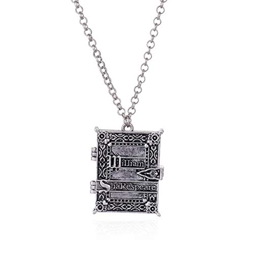 Preisvergleich Produktbild nbvmngjhjlkjlUK Halskette, Gothic Bilderrahmen Box Anhänger Halskette Halskette Modeschmuck Praktisches Geschenk für Frauen (Silber)