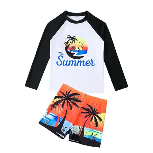 Rash guard bébé garçon à manches courtes pour les jeux de plage