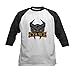 CafePress Transformers 7 Scourge Head Baseball Jersey Kids Cotton Baseball Jersey, 3/4 Raglan Sleeve Shirt Black/White