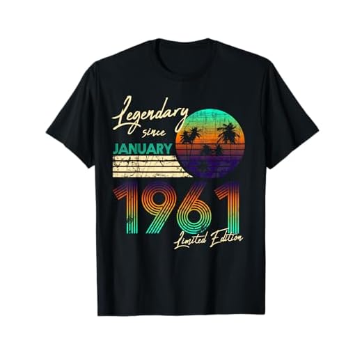Nées En enero de 1961 - Regalo de cumpleaños de 60 años vintage Camiseta