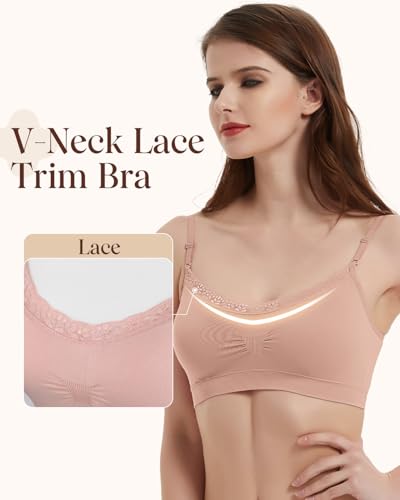Image of Coobie Lace V-Neck Bra for Women