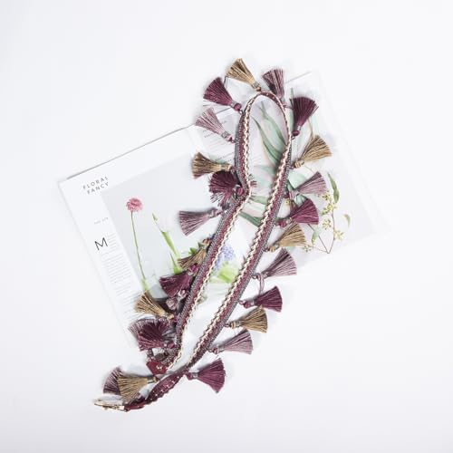 Image of TANOSII Tassel Purse Strap Handbag Strap Replacement Shoulder Crossbody Strap