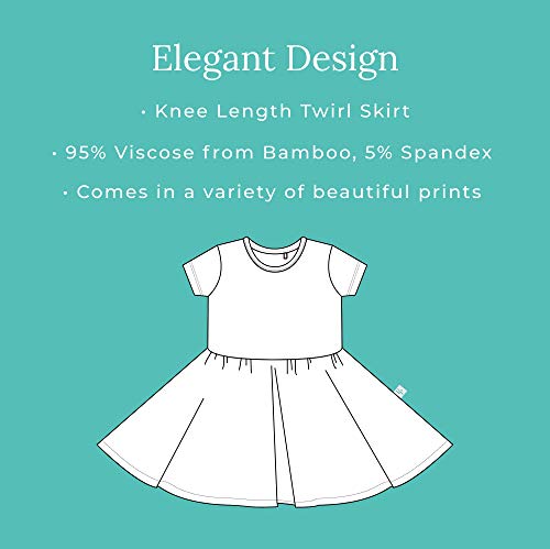 Posh Peanut Little Girls Dresses - Baby Clothes From Soft Viscose From Bamboo - Perfect Kids Summer Dress (Lana Leopard Tan, 2T) #TOP4