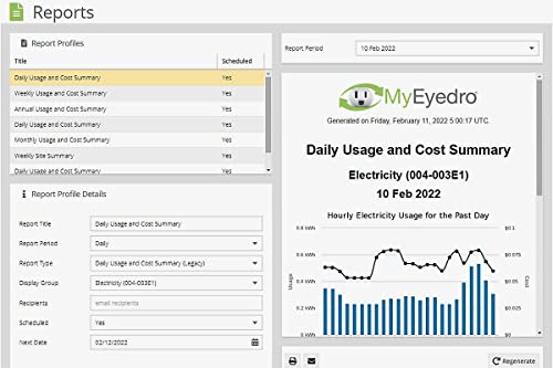 Eyedro Home Energy Monitor | Solar Energy & Net Metering | Save Money On Electricity | Track Power Use Via My.eyedro.com (No Fee) | Bills & Reports | Real-Time Energy Data & History | Eyefi-2 (Wifi) #TOP5