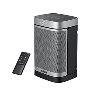 Dreo Elektrische Kachel, 70° oscillerende, Elektrische Keramische Verwarming met Thermostaat, Timer, Afstandsbediening, Oververhittings- en kantelbeveiliging, Energiebesparende ECO-modus