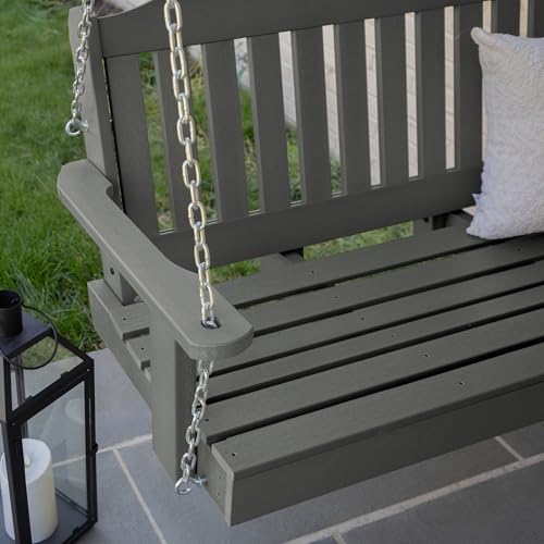 Image of highwood Lehigh Porch Swing, 4 Feet, Coastal Teak