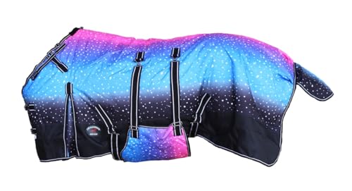 Image of Challenger 1200D Turnout Waterproof Fleece Lined Medium Winter Blanket Glaxy 391LG