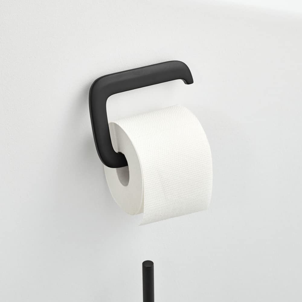 Papierhalter Derby Style ohne Deckel schwarz matt