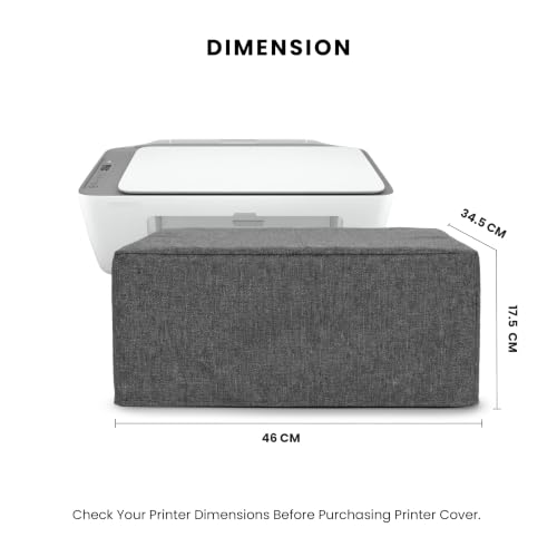Image of Alifiya Dust Proof Washable Printer Cover for HP DeskJet 4826 Ultra Ink Advantage Printer - Grey