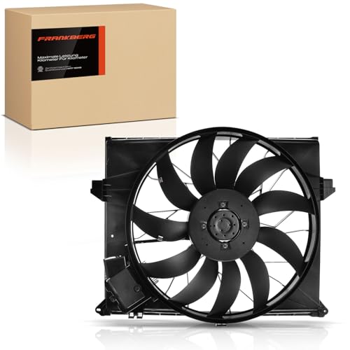 Frankberg Ventilador del radiador Compatible con Clase M W164 ML 350 CDi 4mati.c Clase R V251 W251 R 300 CDi GL-Klasse X164 GL 350 CDi 4mati.c Clase R V251 W251 R 350 CDi 4mati.c 1645000093