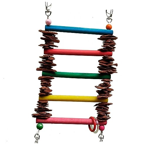 Brinquedo para Aves Escada de Pinus Real Brinquedos Pet