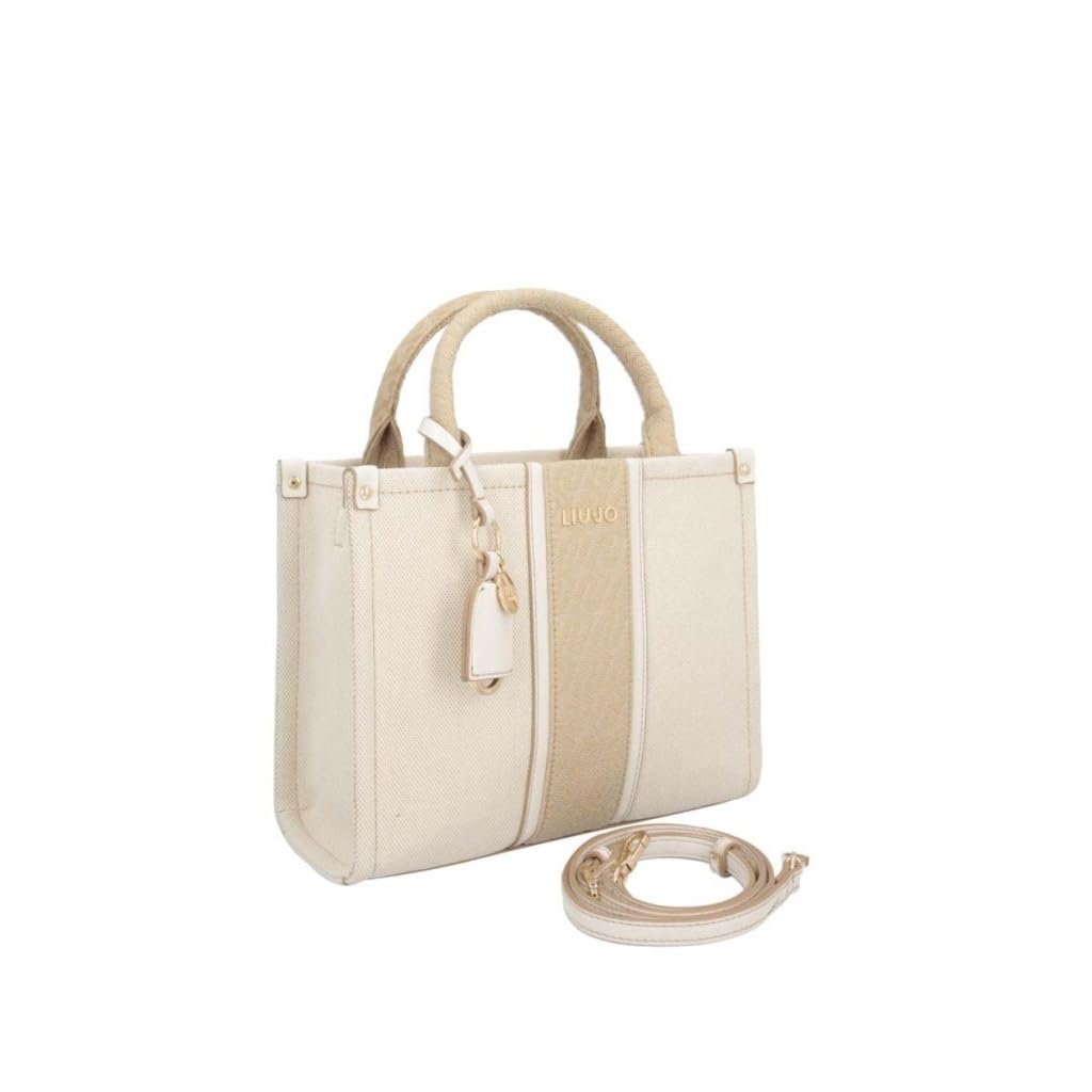 Liu Jo bolso bandolera Ridhi Tote Bag Neutro/Cream crema