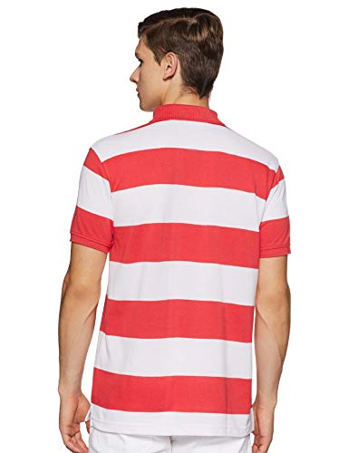 Image of Get In Men's Striped Regular Fit Polo