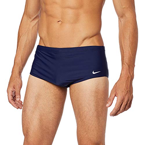 Sunga Lateral Média Nike Homens P Azul