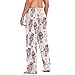 JHKKU Men's Christmas Cute Nutcracker Pajama Pants Soft Comfy Sleep Lounge Lightweight Pjs Bottoms with Pockets Drawstring, Small