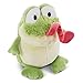 NICI 47614 Kuscheltier Frosch 25 cm – Nachhaltiges Plüschtier für Mädchen, Jungen & Babys – Flauschiges Stofftier zum Spielen, Sammeln & Kuscheln – Gemütliches Schmusetier, Grün