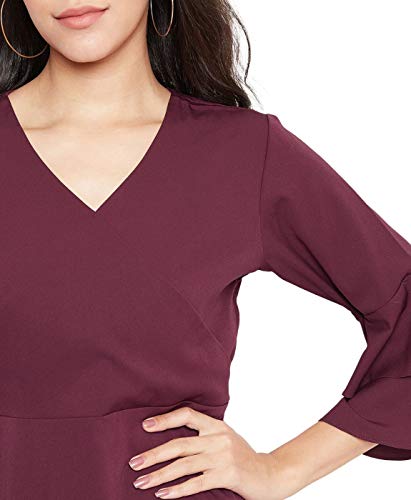 Image of Uptownie Lite Women's Crepe Skater Knee Length Dress