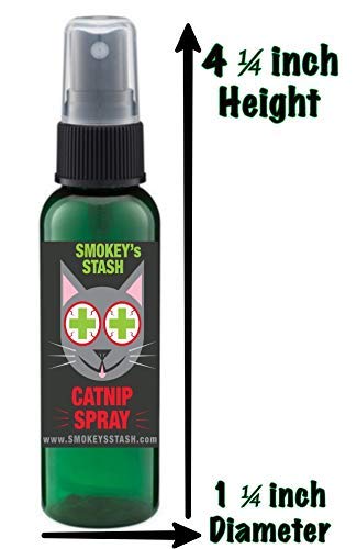 CBROSEY Smokey's Stash Catnip Spray for Cats from 2 Ounce Fresh Premium Maximum Potency nip Treat - Image 2