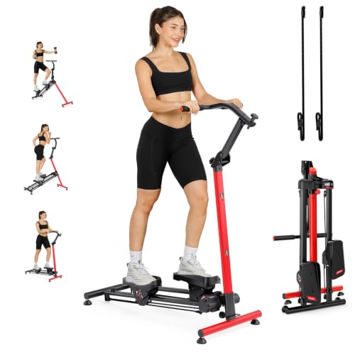 Image of YOLEO Stair Stepper for Exercise at Home, 3-Mode Folding Stairmaster, 660LB