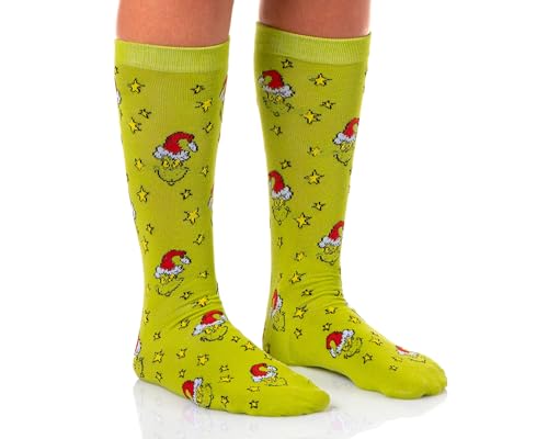 Dr. Seuss The Grinch Pulôver feminino com capuz de lã de pelúcia adulto pijama dormitório camisa de
