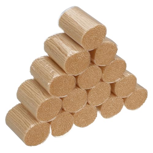 Image of MECCANIXITY 15 Rolls Latch Hook Yarn, 3mm Light Brown Latch Hook Kit Yarn Precut Hook Rugs Making Crochet Bundles for Rug Adults Beginners Tapestry DIY Craft