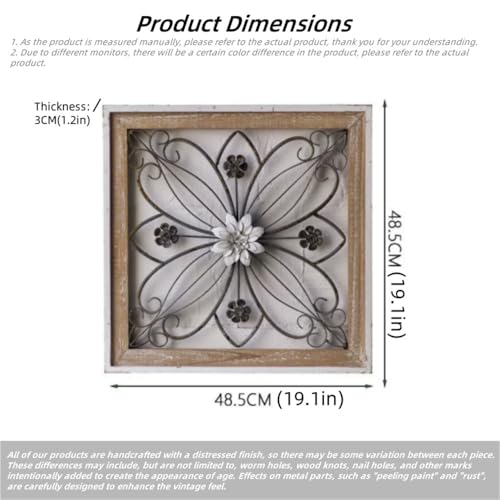 Tableau Fleuri Bois et Métal : Solution Déco pour Murs Vides et Blancs