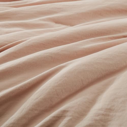 WRENSONGE King Comforter Set, 7 Pieces Clay Pink Soft Bed in a Bag King with Fitted Sheet, Flat Sheet, 2 Pillow Shams, and 2 Pillowcases- Warm Bedding Set for All Season by WRENSONGE - Image 7