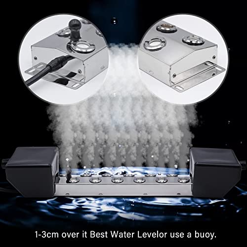 Khearpsl FOGGER 12 Heads Ultrasonic Fogger Pond Mister Fogger Atomizer Air Mist Humidifier For Water Fountain Pond Rockery Halloween Decoration thumb #3