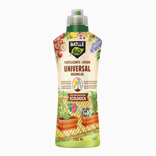 Semillas Batlle Bio Fertilizante universal, para plantas de interior y terraza, Líquido, Orgánico y natural, 1250 ml