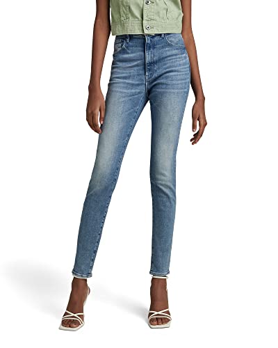 Jeans Kafey Ultra High Skinny para Mujer, Azul: Ajuste delgado y comodidad asegurada