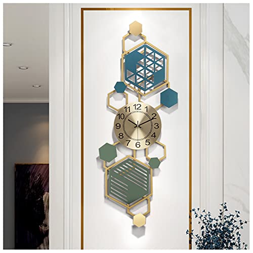 Horloge murale irrégulière pour décoration de salon et cuisine