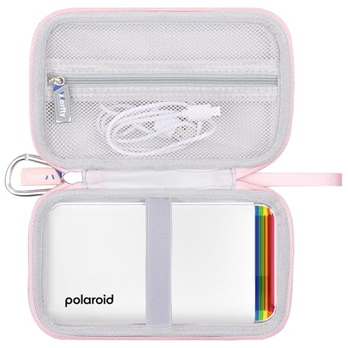 worfty Estojo para Impressora Fotográfica de Bolso Polaroid Hi-Print/2ª Geração com Conexão Bluetooth, 2X3, com Impressão por Sublimação de Tinta - Bolsa Rígida de Proteção para Viagens