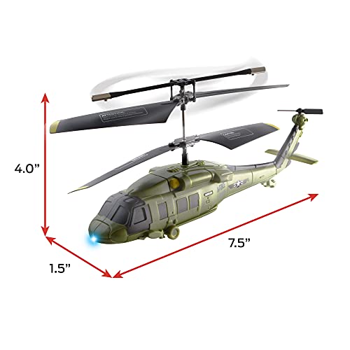 Air Banditz (W/Gyroscope 3.5Ch Ir/Usb Sikorsky Black Hawk, United States Army, Fun To Fly, Remote Controlled Helicopter, Officially Licensed, Great Gift #TOP1