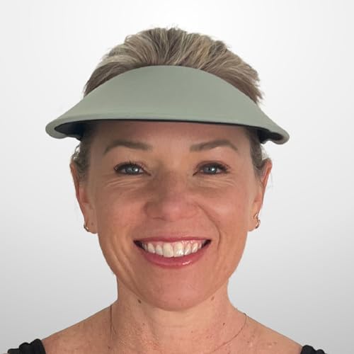Image of No Headache Sun Visor for Women | Stylish, Lightweight Golf & Tennis Hat | UV Protection for Outdoor Sports & Travel