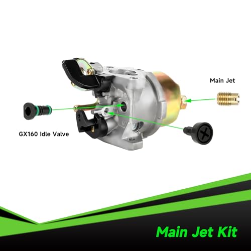 Image of Carburetor Carb Kit Compatible with Monster Mega Moto 80cc 105cc Mini Bike MMB80 MMB105 Motovox MBX10 Baja DB30 Dirt Bug Coleman B100 RT100 Go Kart 79cc 97cc Engine Parts with Throttle Cable