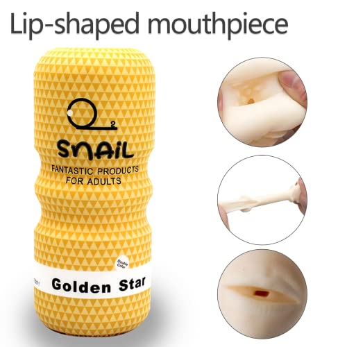 Image of Male masturbator, Masturbation Cup, Male masterburbater，Penis Stroker, Pussy Sex, Oral Sex,Anal Sex 3 Mode Male Sex Toys (Oral)