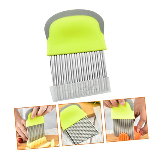 Cortador de ondas de acero inoxidable para vegetales miniatura 7