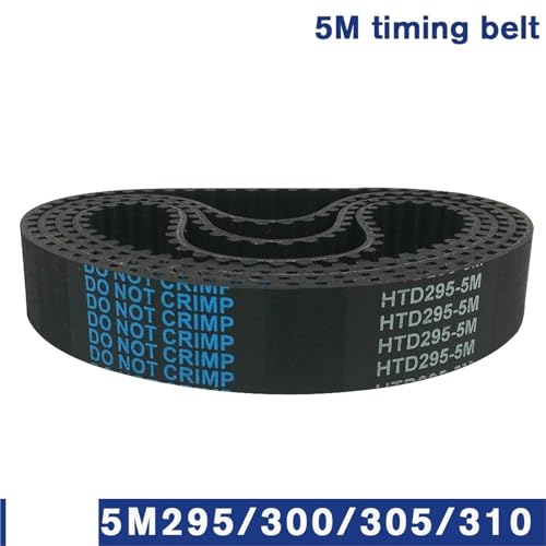Courroie synchrone HTD 5M 300mm en caoutchouc haute densité durable