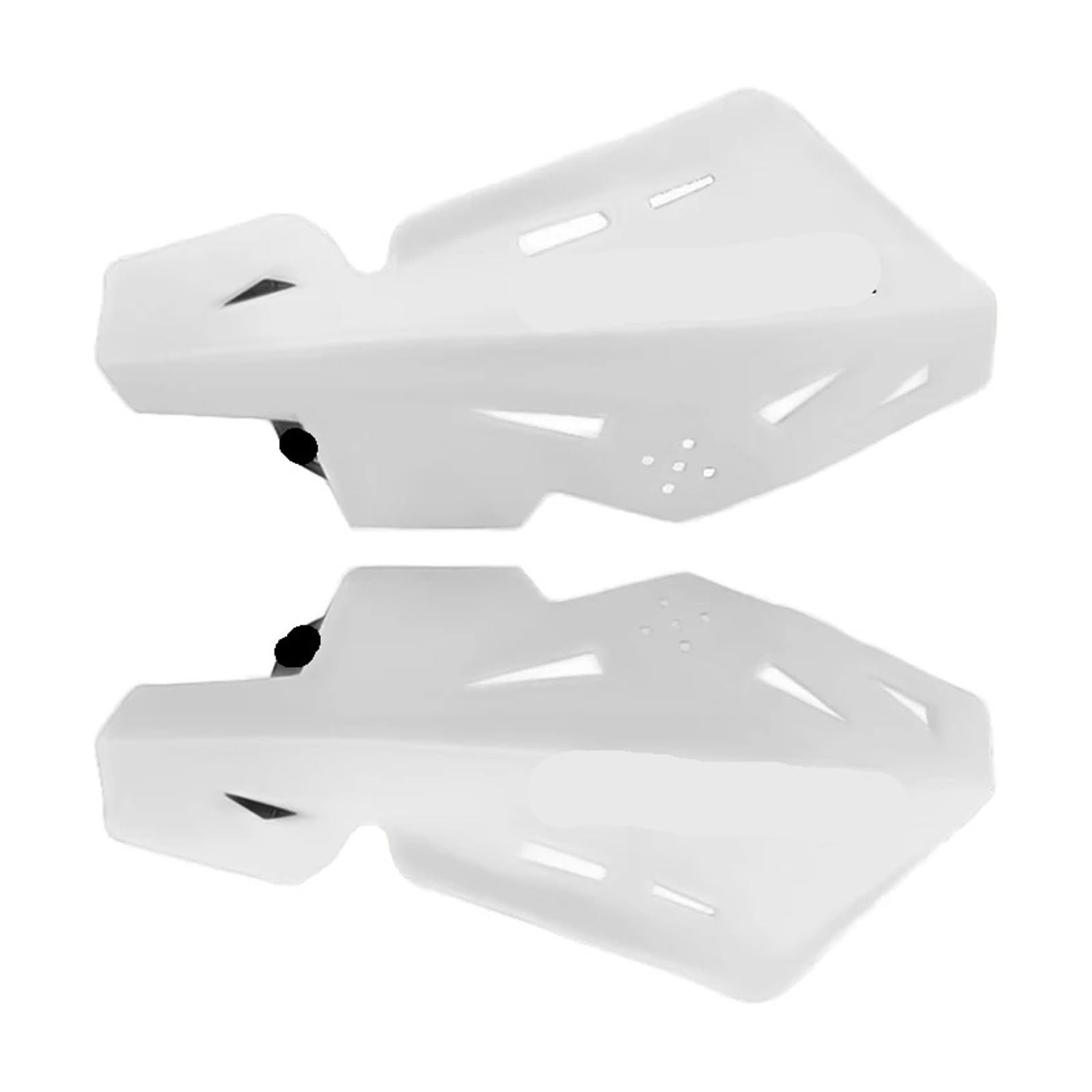 Protecteur de main guidon garde-main pour moto 22 28mm Protège-mains de moto(1 Pair White)