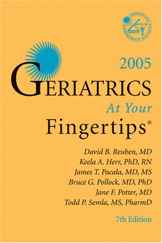 Geriatric at Your Fingertips 2005 1886775125 Book Cover