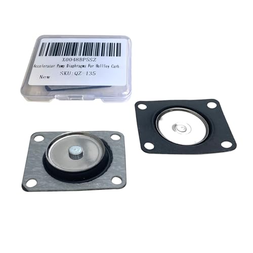 Seaeagles QZ135 2Pieces135-5 Carburetor Diaphragm Fit For Holley 4150 4160 Carburetors | Replace To Holley 135-5, Holley135-12 30Cc Accelerator Pump Diaphragm thumb #2