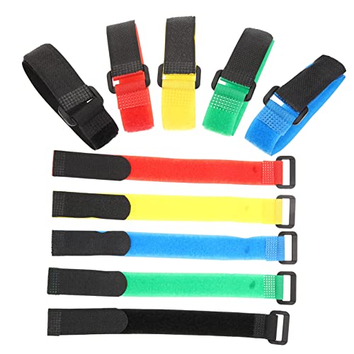 GOOHOCHY Fishing Rod Tie Straps 10pcs Rod Organizer Pole Wraps Fishing Pole Cover Overgrip Grip Straps