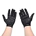Non Slip, Full Finger Cycling Gloves with Windproof Touchscreen Breathable Gloves, Thickened (L)