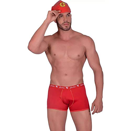 Fantasia Masculina Erótica Bombeiro Sedutor Adulto - EK7009