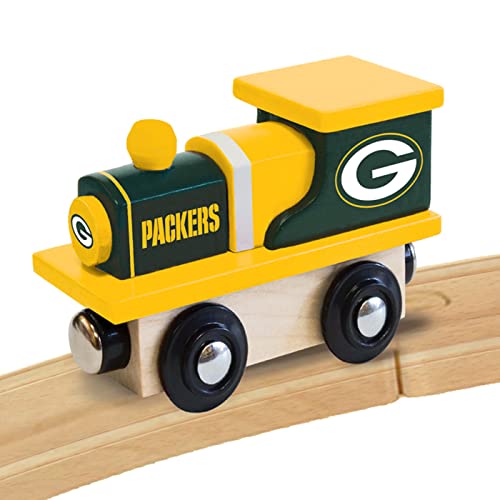 Baby Fanatic MASFBGBATRAIN Masterpieces Wood Train Engine - Nfl Green Bay Packers - Officially Licensed Toddler & Kids Toy thumb #2