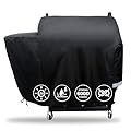 QuliMetal Grill Cover for Rec Tec RT-590, Recteq Deck Boss 590 Wood Pellet Grill - Heavy Duty Waterproof Fade Resistant Outdoor Smoker Cover with Elastic Drawstring for Recteq RT-590 Grill Accessories