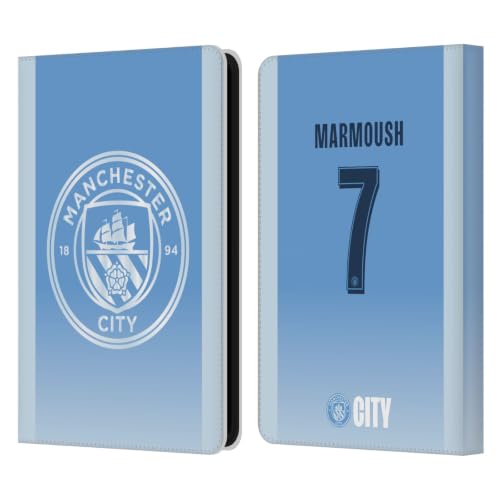 Étui Kindle 2024 Man City Omar Marmoush Housse Protection Cuir Kindle 11 Gen