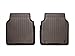 WeatherTech Custom Fit FloorLiners for Audi A8L - 2nd Row (474202), Cocoa